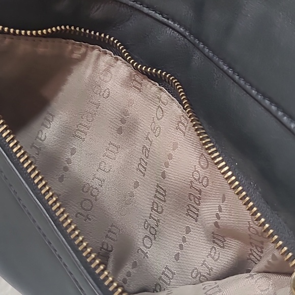 Margot Black Leather Purse Women's Small Shoulder Bag - Picture 5 of 13